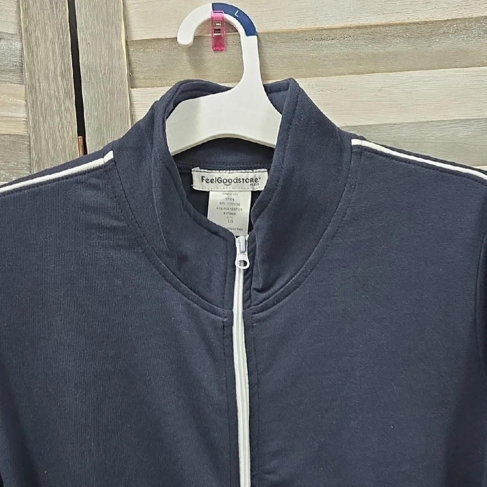 Navy Blue Track Pants & Jacket Set | Feelgoodstore | Large